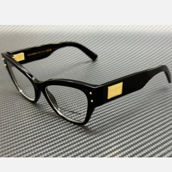 Dolce & Gabbana Black Womens Eyeglasses 54mm - Picture 1 of 5